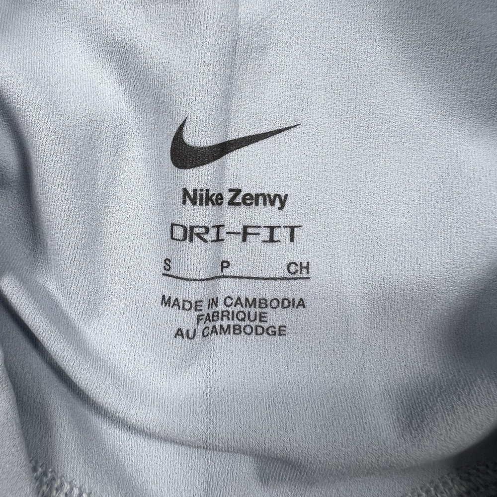 Nike Dri-Fit Zenvy High Waisted 7/8 Leggings DQ6015-441 Light Blue Women's Small - Picture 3 of 10